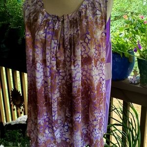 New York & Company NWT xl sleeveless blouse /  matching pants in my closet too!